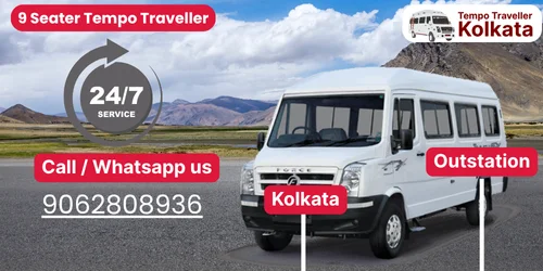 9 Seater tempo traveller in Kolkata
